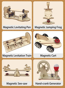 Kit d'artisanat miniature fait main pour l'éducation scientifique des écoles primaires, invention en bois DIY pour la créativité des enfants, ensemble de physique - Product Image 5