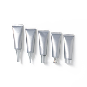 Tubos de aluminio plateados de 30g, tubo de embalaje cosmético de 30ml con superficie para etiquetado, botella de plástico para crema de manos, botellas para loción facial - Product Image 5
