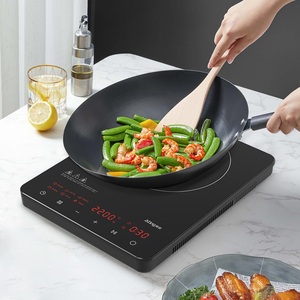 Nueva <span class=keywords><strong>Placa</strong></span> de <span class=keywords><strong>Inducción</strong></span> Negra con Certificación CE, Cocina Eléctrica de 2200W, Hornilla de <span class=keywords><strong>Inducción</strong></span> Individual - Product Image 1