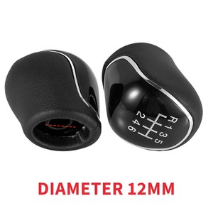 Ford Mondeo Gear <b>Shift</b> <b>Knob</b> Manual Transmission Leather Black Ergonomic Car Accessory - Product Image 4