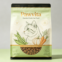 Sachet Doypack PE Personnalisé de Qualité Alimentaire Anti-Dégradation avec Fermeture Éclair pour Aliments Secs pour Animaux de Compagnie, Emballage d'Expédition E-commerce