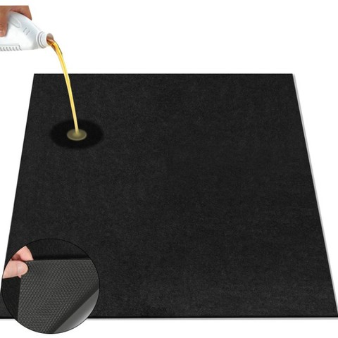 Felt Floor Mats for Garages Absorbent and Oil-proof Car Repair Mats Anti-slip and Anti-oil Spill Mats Trunk Mats