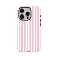 Coque 2-en-1 pour iPhone 18 Pro Max, motif rayé esthétique mignon, pour femmes et filles, en TPU souple, antichoc, élégante, kawaii