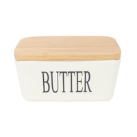 Beurrier avec couvercle et couteau magnétique rectangulaire en céramique fromage conteneur Restaurant ménage scellé boîte de rangement