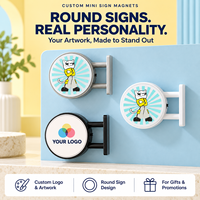 Mini aimant de réfrigérateur LED personnalisé avec logo, boîte lumineuse illuminée, impression numérique portable pour promotion de marque et souvenir
