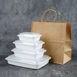 12/16/24/28/32/38/58oz Wholesale pp Plastic <b>Microwavable</b> Take Away TakeOut <b>Storage</b> Food Container Meal Prep Container Disposable - Product Image 3