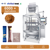 Machine d'emballage de poudre en sachets multi-voies à commande servo complète pour café moulu et poudre de moka