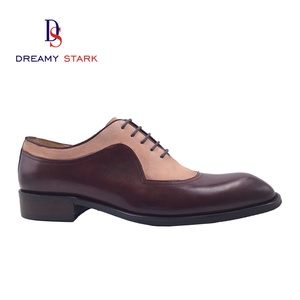 Chaussures d'automne classiques en cuir véritable patchwork coloré, à lacets, confortables et légères, cousues à la main, design de haute qualité, logo personnalisé, marque - Product Image 3