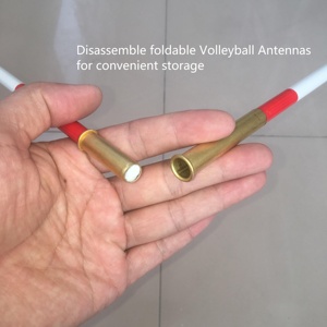 1.8m Fiberglass <b>Pole</b> FIVB Standard Volleyball <b>Net</b> Antennas with Sleeve Set - Product Image 4