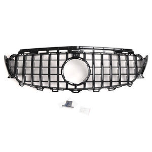 ABS Gloss Black Grille for E Class E-Coupe Sports 2-Door 2016-2019 Style W238 W213 Front Bumper Center Grille - Product Image 5