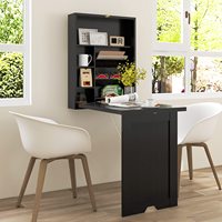 Bureau d'ordinateur flottant mural pliable, économie flottante, bureau mural multifonction, Table de bureau Convertible murale