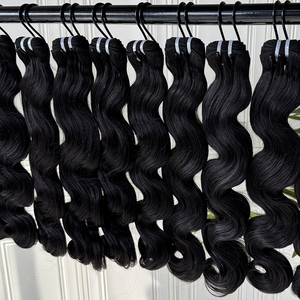 ผมมนุษย์แบบ Raw Body Wave สีธรรมชาติ เนื้อนุ่มลื่น แบบ Double Weft จัดส่งโดยตรง - Product Image 2
