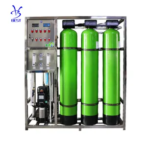 Système de purification d'eau par osmose inverse 500lph Machines industrielles de traitement de l'eau par osmose inverse