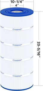 Filtro Cryspool Compatible con CX150XRE, SwimClear C150S, C-9441, PA150S, Cartucho <span class=keywords><strong>de</strong></span> Filtro para Piscina, 1 Paquete Compatible con OEM - Product Image 4
