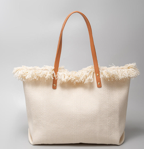 Sac fourre-tout pour femme personnalisé avec logo, grande capacité, plusieurs couleurs et bords bruts - Product Image 2