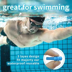 سدادات أذن مخصصة غير سامة ومريحة وآمنة وناعمة مصنوعة من السيليكون النقي - Product Image 2