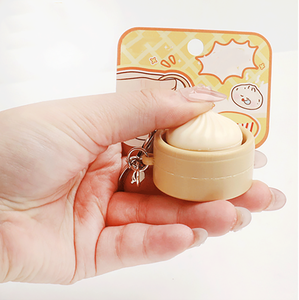Sensory Decompression Anti Stress Toy Keyboard Keychain Dumplings Button Press <b>Fidget</b> Click Keycap Keychain with Switch Sound - Product Image 1