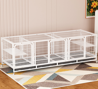 Cage Commerciale Multi-Niveaux pour Petits Animaux avec Séparateurs Amovibles pour l'Accueil, l'Élevage et les Magasins d'Animaux (Chats, Chiens, Pigeons)