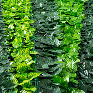 Cerca De Malha De Folha De Simulação Cerca Decorativa De Folha Verde <span class=keywords><strong>Artificial</strong></span> Para Decoração - Product Image 1