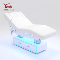 Table de soin esthétique de luxe à 4 moteurs, lit de massage électrique au design esthétique pour spa et salon de beauté