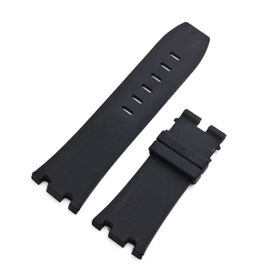 โรลามี่ GAP128A 28 มม. สีดำกันน้ำระบายอากาศได้ดีกีฬายางซิลิโคนสายรัดข้อมือสำหรับรอยัลออฟชอร์ - Product Image 2