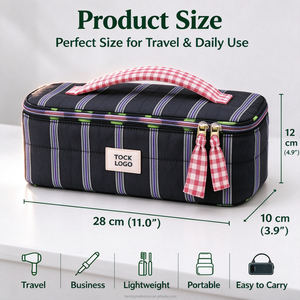 Estuche acolchado para secador de pelo, organizador de viaje para personal de salón, servicio de pedidos al por mayor con logotipo personalizado. - Product Image 3