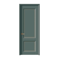 Puertas Interiores Modernas Tradicionales con Marco, Puerta Interior Moldeada Precolgada de Una Hoja, Derecha/Izquierda, MDF, Madera Sólida, Puerta Duradera