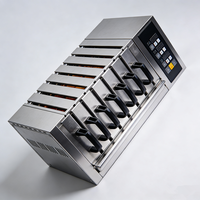 Machine à kebab au mouton commerciale, four à barbecue, four électrique, machine à rôtisserie rotative