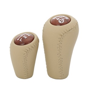 Poignée de levier de vitesses en cuir, transmission manuelle, Prado Toyota Land Cruiser, design ergonomique - Product Image 4