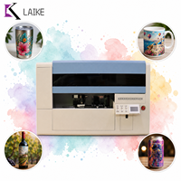 Machine d'impression UV automatique pour bouteilles d'eau, gobelets, tasses, canettes, ligne de production en série, impression personnalisée