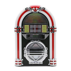 Lettore MP3 Radio FM CD USB SD Jukebox con Ingresso AUX Presa USB SD Combo Musicale Karaoke Mini Jukebox Retrò - Product Image 3
