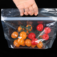 Op maat bedrukte composteerbare recyclebare PLA-rits-shoppingszakken van mat aluminiumfolie voor voedsel, biologisch afbreekbaar, op maat gemaakte kleur en maat