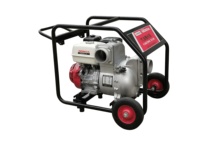 Pompe à essence portable de 4 pouces pour l'irrigation agricole, la lutte contre les inondations, le drainage urbain, 15HP, sortie 100MM