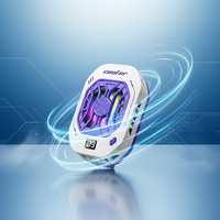 Support de téléphone portable flexible U-Jie avec ventilateur intégré en ABS pour jeux et streaming en direct
