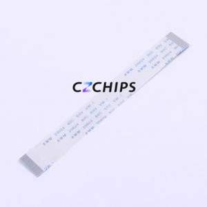 JS05A-26P-100-4-8 FFC Cable (Flexible Flat Cable) P=0.5mm Connector 26P 0.5mm 0.3mm Non-Inverting - Product Image 1