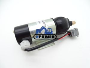 โซลินอยด์หยุดปิดน้ำมัน24V DC 51557 1830592 873754 872825 881969 OE52318 872458สำหรับเครื่องยนต์ TAMD61A D6D D6E - Product Image 3