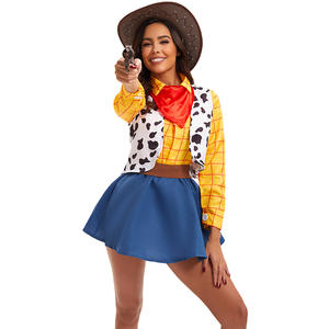Gran oferta Halloween Cos Toy Story Show ropa fiesta disfraces Halloween Cosplay <span class=keywords><strong>disfraz</strong></span> conjunto <span class=keywords><strong>Woody</strong></span> clásico <span class=keywords><strong>disfraz</strong></span> - Product Image 5