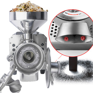 Nouveau moulin à grains automatique commercial en acier inoxydable, moulin à poudre de maïs, 220V, engrenage, haute efficacité, facile à utiliser - Product Image 4