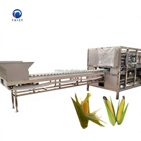Machine automatique de décorticage et de désillicage du maïs pour usine de transformation du maïs congelé