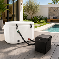 Vente en gros usine Refroidisseur d'eau 1/3 CV avec pompe filtrante Wi-Fi, étanche, pour bain de glace et récupération par immersion froide