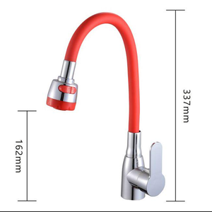 Modern <strong>Pull</strong> Down <strong>Sprayer</strong> Kitchen Faucet Black Sink Taps with Cold Water Tap Mixer - Product Image 3