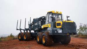 XUVOL Skidder Log Forwarding Loading Unloading XVY18C Forester Forwarder avec flèche télescopique hydraulique et grappin rotatif pour bois - Product Image 3