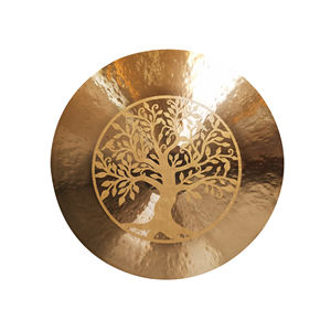 Gong <span class=keywords><strong>de</strong></span> cobre hecho a mano, Gong <span class=keywords><strong>de</strong></span> <span class=keywords><strong>viento</strong></span> <span class=keywords><strong>de</strong></span> 50cm para terapia <span class=keywords><strong>de</strong></span> sonido, instrumento musical para baño, meditación, curación - Product Image 3