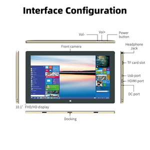 Tùy Chỉnh Cấu Hình OEM <span class=keywords><strong>10</strong></span>.1 Inch 4/6/8GB + 64GB/128GB Wifi Chơi Game Giáo Dục Kinh Doanh Win10/11 Máy Tính Bảng - Product Image 4