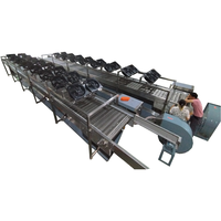 Convoyeur à bande métallique en acier inoxydable industriel Focus Machinery pour le lavage des fruits et les fours de cuisson |   Système de convoyeur à chaîne de qualité alimentaire