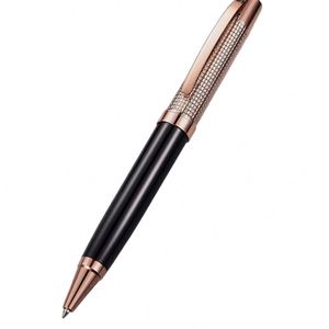 High Quality Luxury Rose Gold Roller Ballpoint <b>Pen</b> Heavy Gift With Metal <b>Refill</b> Gel Ink for Business Writing - Product Image 4