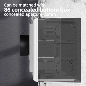 Door Bell Switch Concealed 86x86mm <strong>Access</strong> <strong>Control</strong> Panel Mounted Reset Small <strong>Exit</strong> Community <strong>Push</strong> <strong>Button</strong> Exposed - Product Image 4