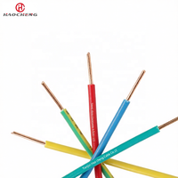 Fil électrique en cuivre massif BV 0,5 mm 1,0 mm 1,5 mm, 450 V 750 V, gaine PVC, câblage domestique, câble flexible en rouleau, IP40, service 24/7