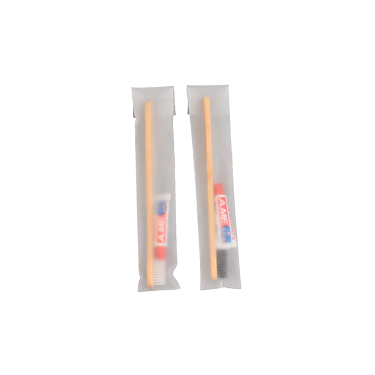 Оптовая продажа, одноразовые экологически чистые биоразлагаемые гостиничные принадлежности, стоматологический набор, Бамбуковая зубная щетка с мягкой щетиной