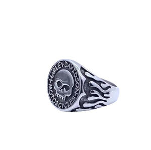 Anello da Uomo Trendy Stile Punk con Teschio, Design Personalizzato alla Moda - Product Image 5